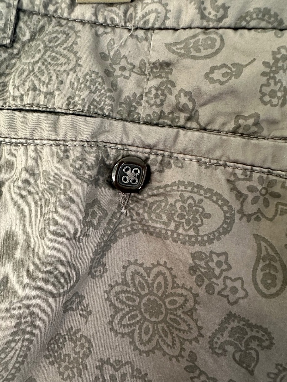 Etro Gray Cotton Women's Pants